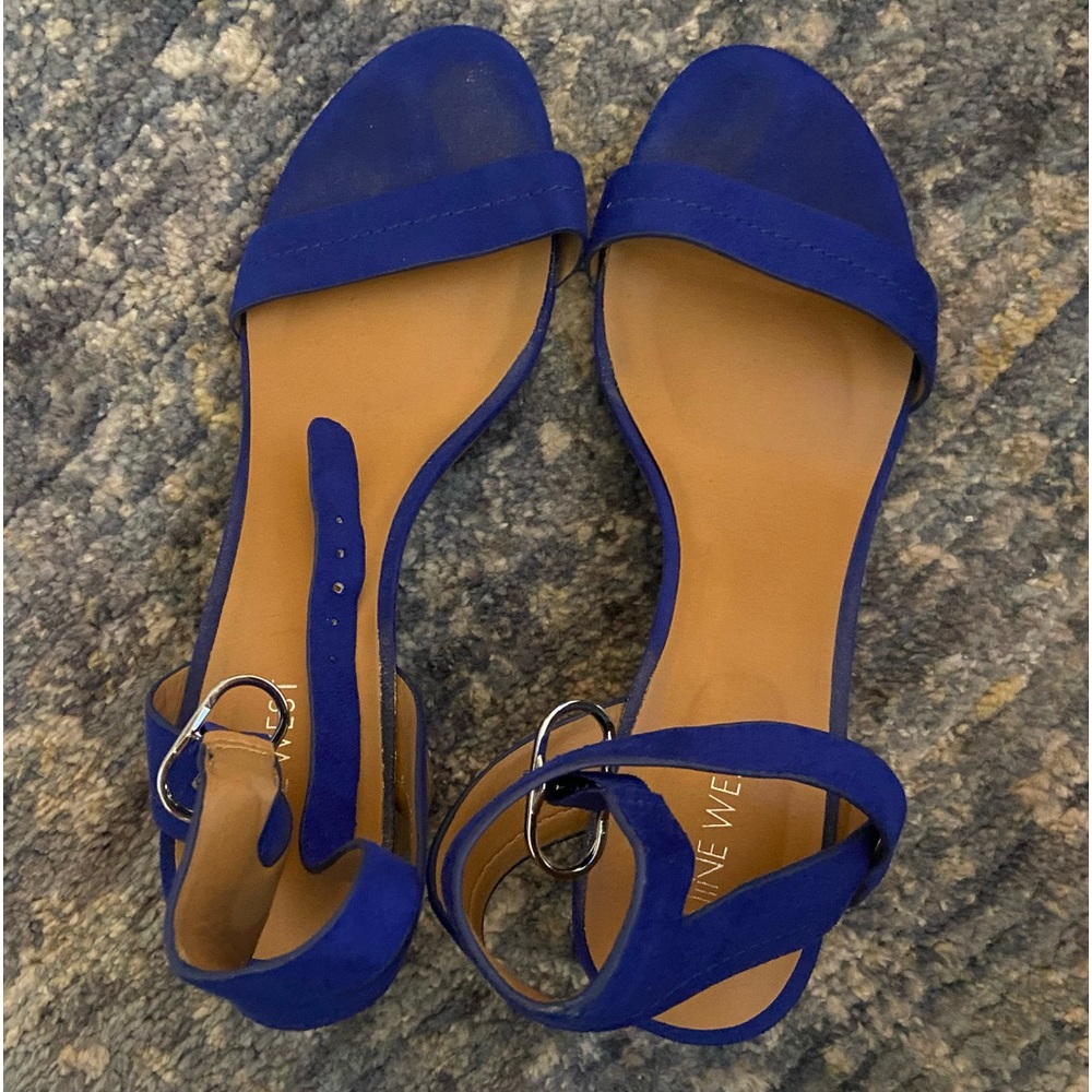Nine West Royal Blue Size 9 Heels